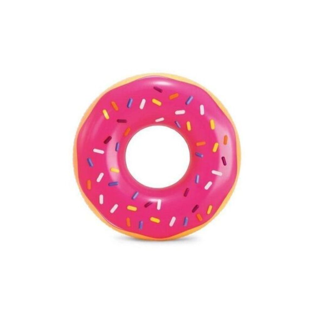 Inflatable Pink Sprinkle Donut Pool‎ Tube Float